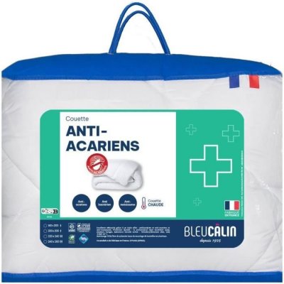 BLEU CALIN Couette  microfibre sanitized anti-acariens 140x200cm