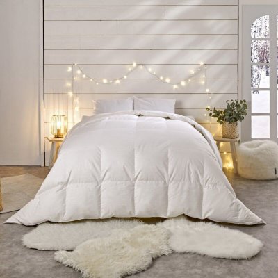 BLEU CALIN Couette duvet chaude 140x200cm 90% duvet de canard Fabriqu&eacute; en France