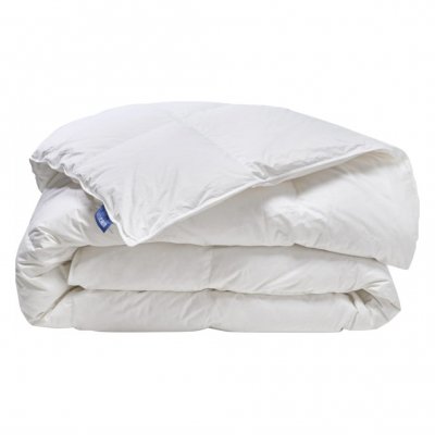 BLEU CALIN Couette duvet chaude 240x260cm 90% duvet de canard Fabriqu&eacute; en France
