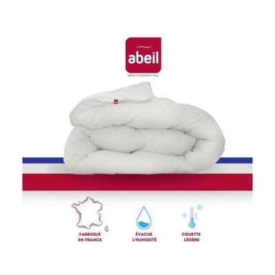 ABEIL Couette l&eacute;g&egrave;re 240 x 260 cm polyester Feran Ice&reg; blanc