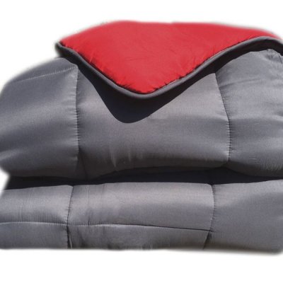 TOISON D OR Couette microfibre bicolore 400 gr/m2 140x200 cm