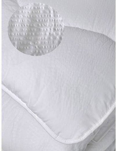 TOISON D OR Couette Multi Saisons Aspect Gaufr&eacute; - Blanc - 220 x 240 cm