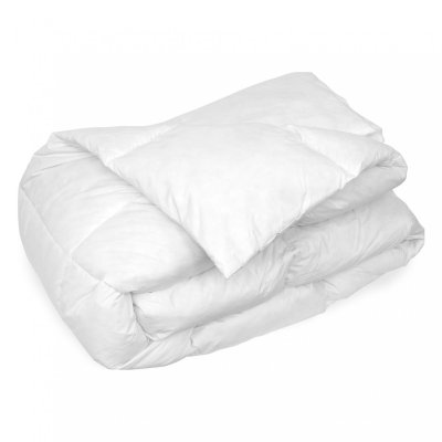 LINNEA Couette picardie garnissage duvet de canard 280x240 cm - Blanc