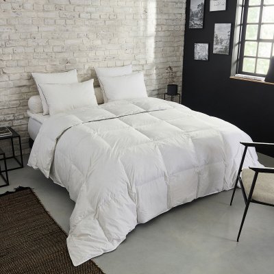 DUNLOPILLO Couette Premium Naturelle Temp&eacute;r&eacute;e - 30% duvet 220x240 cm - 