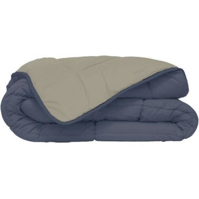 TOISON D OR Couette r&eacute;versible bicolore en microfibre 400 gr/m&sup2; 140 x 200 cm