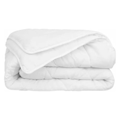 SELENIA Couette temp&eacute;r&eacute;e Coton Bio - 1 personne 140 x 200 - MI SAISON - MORTREUX 13023