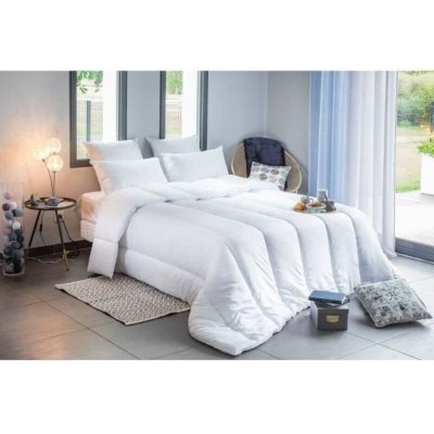 AUCUNE Couette temp&eacute;r&eacute;e microfibre 220x240cm