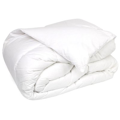 LINNEA Couette velay luxe garnissage duvet d'oie 400 g/m2 260x240 cm - Blanc