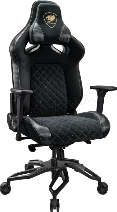 COUGAR  Titan Pro V2 Gold F Fauteuil de jeu Noir (CGR-T2F-GLB)