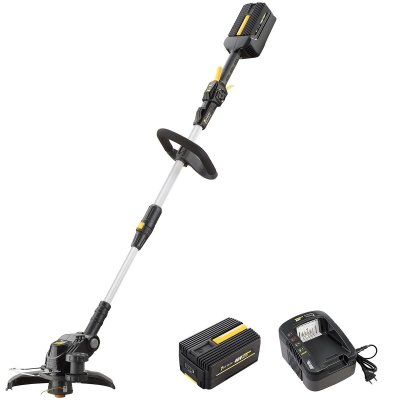 GT ELEC Coupe bordure sans fil &agrave; batterie, 40 V,  + batterie 2 Ah + chargeur