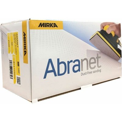 MIRKA Coupes abrasives auto-agrippantes Abranet 81 X 133 mm  Grain: 120