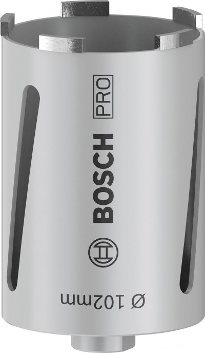 BOSCH Couronne De Forage &agrave;&nbsp; Sec Diamant&eacute;e G 1/2' (102 Mm, 150 Mm, 5, 7 Mm)