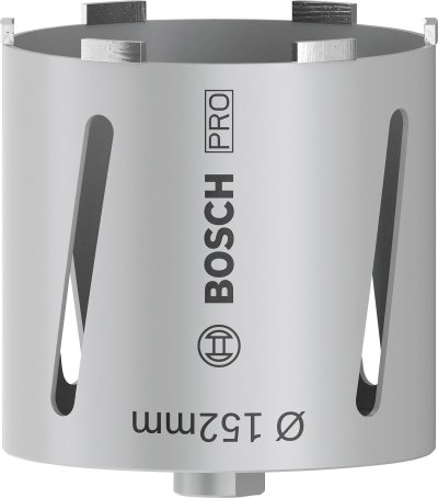 BOSCH Couronne De Forage &agrave;&nbsp; Sec Diamant&eacute;e G 1/2' (152 Mm, 150 Mm, 7, 7 Mm)