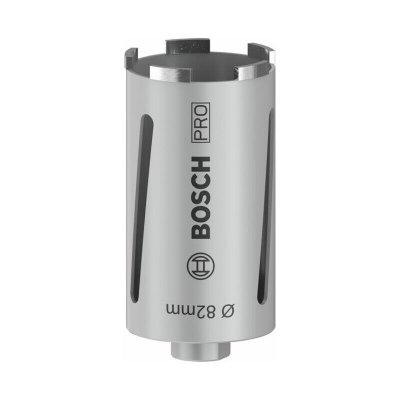 BOSCH Couronne De Forage &agrave;&nbsp; Sec Diamant&eacute;e G 1/2' (82 Mm, 150 Mm, 5, 7 Mm)