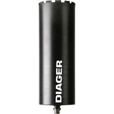 DIAGER Couronne diamant raccord 1/2'' D. 30 x Ht 9 x Lu. 400 mm pour b&eacute;ton arm&eacute;, b&eacute;ton