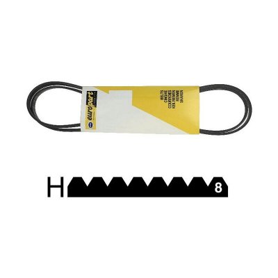 CURTISS Courroie 1810 h8 extensible 24521514 pour seche linge  - 421307851963