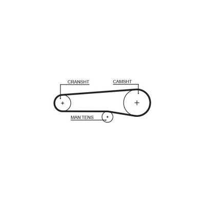 GATES Courroie crant&eacute;e PowerGrip&reg; 5116 