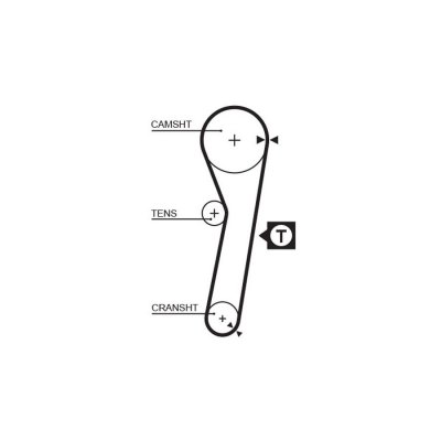 GATES Courroie crant&eacute;e PowerGrip&reg; 5263XS 