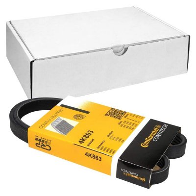CONTITECH Courroie trap&eacute;zo&iuml;dale &agrave; nervures (d'accessoires)  4PK863