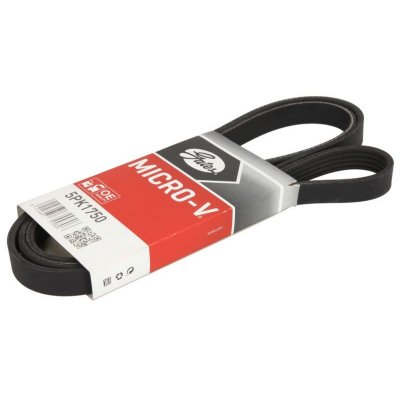 GATES Courroie trap&eacute;zo&iuml;dale &agrave; nervures (d'accessoires)  5PK1750