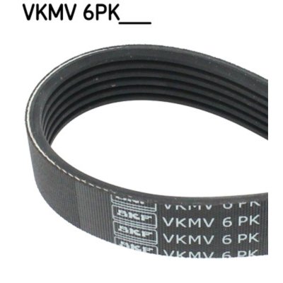SKF Courroie trap&eacute;zo&iuml;dale &agrave; nervures (d'accessoires)  VKMV 6PK905