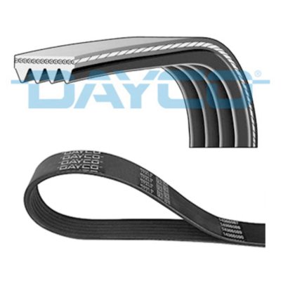 DAYCO Courroie trap&eacute;zo&iuml;dale &agrave; nervures  4PK1026HD