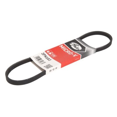 GATES Courroie trap&eacute;zo&iuml;dale &agrave; nervures Micro-V&reg; 3PK683 