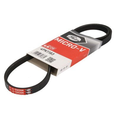 GATES Courroie trap&eacute;zo&iuml;dale &agrave; nervures Micro-V&reg; 4PK1183 