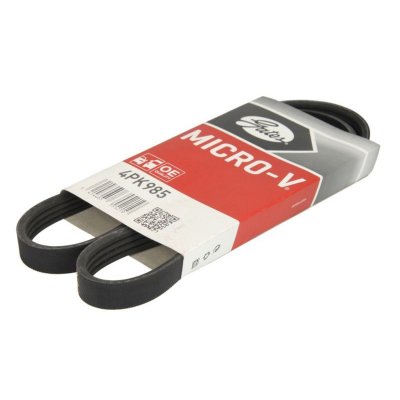 GATES Courroie trap&eacute;zo&iuml;dale &agrave; nervures Micro-V&reg; 4PK985 