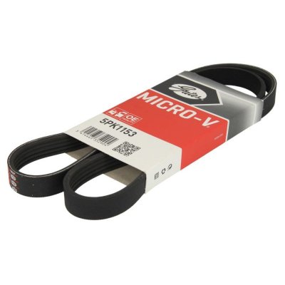 GATES Courroie trap&eacute;zo&iuml;dale &agrave; nervures Micro-V&reg; 5PK1153 