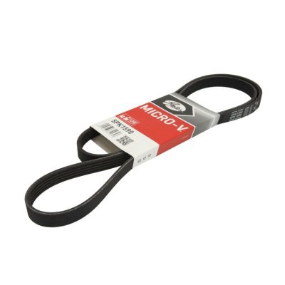 Courroie trap&eacute;zo&iuml;dale &agrave; nervures Micro-V&reg; 5PK1590 Gates