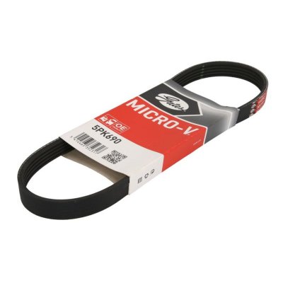 GATES Courroie trap&eacute;zo&iuml;dale &agrave; nervures Micro-V&reg; 5PK690 