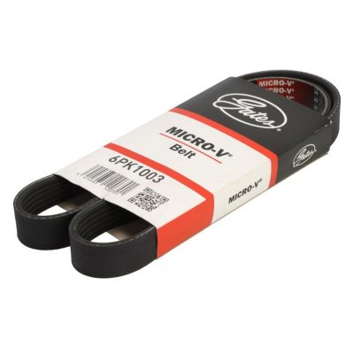 Courroie trap&eacute;zo&iuml;dale &agrave; nervures Micro-V&reg; 6PK1003 Gates