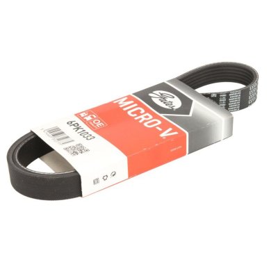 GATES Courroie trap&eacute;zo&iuml;dale &agrave; nervures Micro-V&reg; 6PK1033 