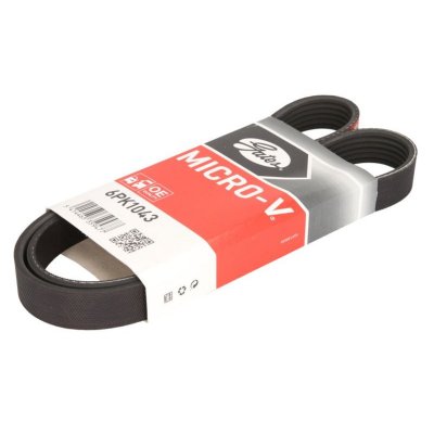 GATES Courroie trap&eacute;zo&iuml;dale &agrave; nervures Micro-V&reg; 6PK1043 