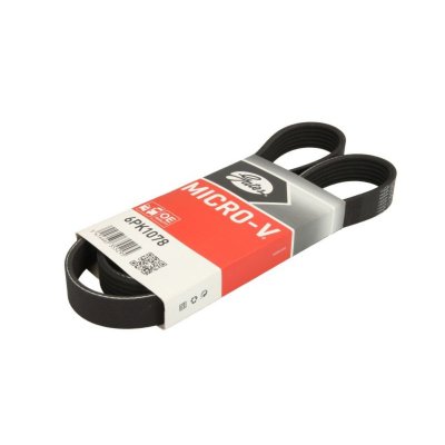 GATES Courroie trap&eacute;zo&iuml;dale &agrave; nervures Micro-V&reg; 6PK1078 