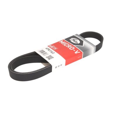 Courroie trap&eacute;zo&iuml;dale &agrave; nervures Micro-V&reg; 6PK1163 Gates
