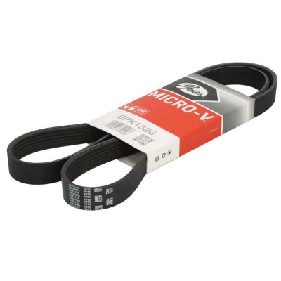 GATES Courroie trap&eacute;zo&iuml;dale &agrave; nervures Micro-V&reg; 6PK1320 