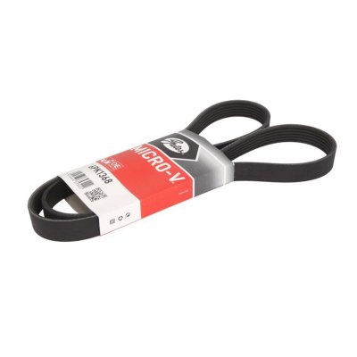 Courroie trap&eacute;zo&iuml;dale &agrave; nervures Micro-V&reg; 6PK1368 Gates