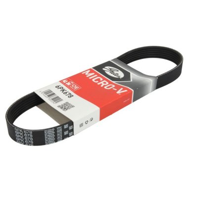 GATES Courroie trap&eacute;zo&iuml;dale &agrave; nervures Micro-V&reg; 6PK678 