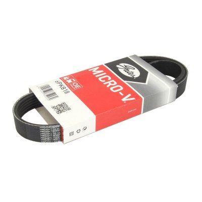 GATES Courroie trap&eacute;zo&iuml;dale &agrave; nervures Micro-V&reg; 6PK818 