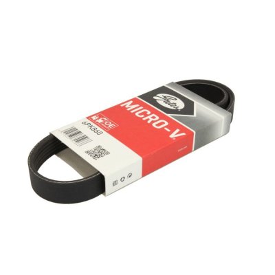 GATES Courroie trap&eacute;zo&iuml;dale &agrave; nervures Micro-V&reg; 6PK860 