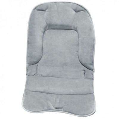 MONSIEUR BEBE Coussin de confort pour chaise haute b&eacute;b&eacute; enfant gamme Ptit - Gris perle