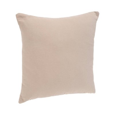 Coussin d&eacute;houssable - 38 x 38 cm - Coton et polyester - Lin