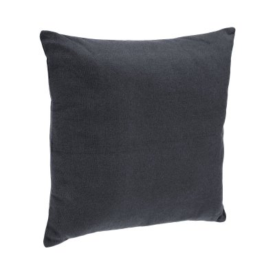 Coussin d&eacute;houssable en Coton Gris fonc&eacute; 38 x 38 cm