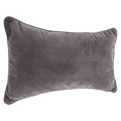 Coussin d&eacute;houssable Gris fonc&eacute; 30 x 50 cm