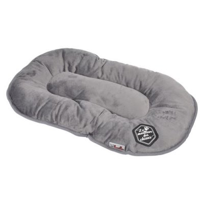 LOVE STORY Coussin flocon Patchy - 107 cm - Gris et noir - Pour chien