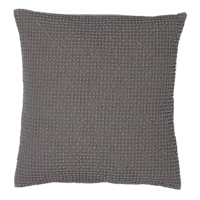 Coussin Maia Blanc 45x45 cm Gris Tourterelle