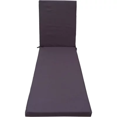 JARDIN PRIVE Coussin pour bain de soleil 185x55cm monte carlo gris