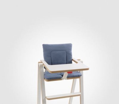 SUPAFLAT Coussin r&eacute;ducteur chaise haute  Blue Velvet